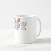 JCombs Park City，ユタ，雪の休日 コーヒーマグカップ (正面右)