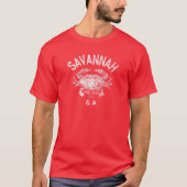 Jcombs: Savannah, GA, Atlantic Blue Cabs Tシャツ (正面)