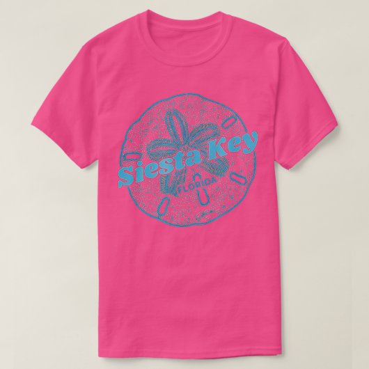 JCombs Siesta Key Florida Sand Dollar  Tシャツ (デザイン正面)