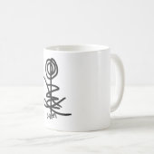 jcrabb_brandの暗号のコーヒー・マグ コーヒーマグカップ (正面右)