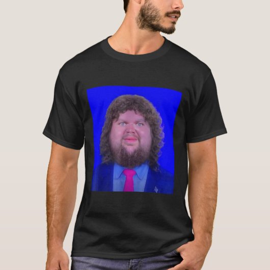 Jdバおもしろいンスシャツジャドヴァンス顔ミーム Tシャツ (正面)