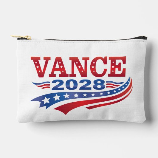 JD・ヴァンス大統領2028 アクセサリーポーチ (正面)
