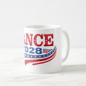 JD・ヴァンス大統領2028 コーヒーマグカップ (正面右)