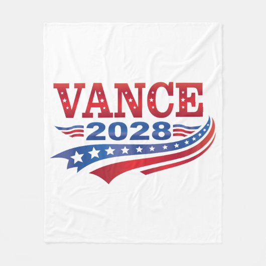 JD・ヴァンス大統領2028 フリースブランケット (正面)