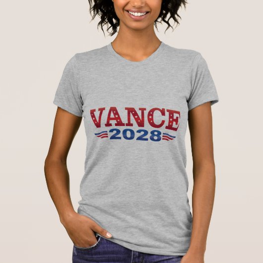 JD・ヴァンス大統領2028 (bs) Tシャツ (正面)