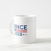JD・ヴァンス2028大統領選挙 ヴァンス48 コーヒーマグカップ (正面左)