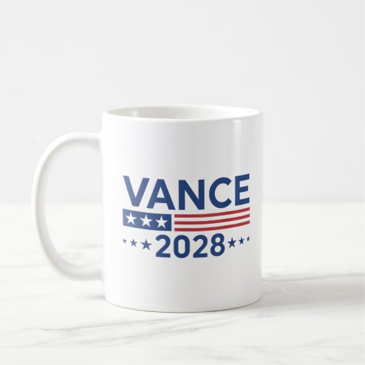 JD・ヴァンス2028大統領選挙 ヴァンス48 コーヒーマグカップ (左)