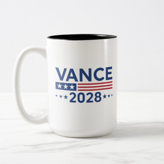 JD・ヴァンス2028大統領選挙 ヴァンス48 ツートーンマグカップ (左)