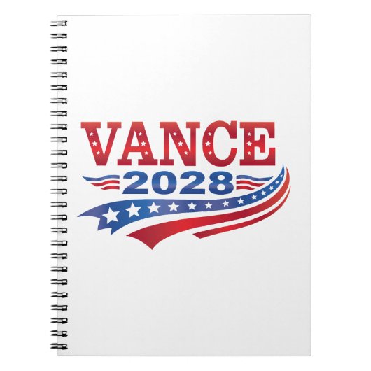 JD ヴァンス 大統領 2028 ノートブック (正面)