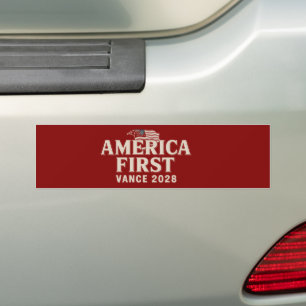 JD ヴァンス 2028 アメリカ第一保守主義 バンパーステッカー