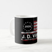 JD ヴァンス 2028 コーヒーマグカップ (正面左)