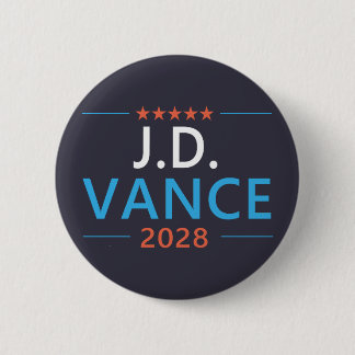 JD ヴァンス 2028 共和党 愛国 缶バッジ