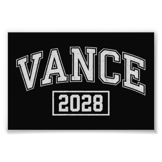 JD・ヴァンス 2028 大統領選挙キャンペーン ヴァンス フォトプリント            (正面)