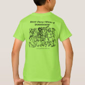 JD: 鋭いリボン Tシャツ (裏面)