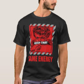 JD 4 Red Thunder Keep Same Energy Red Thunder 4s M Tシャツ (正面)