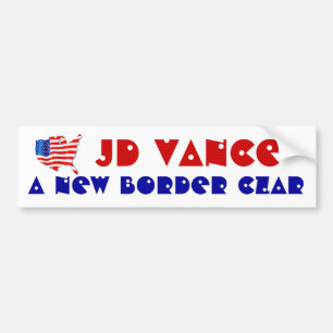 JD VANCEをサポート新しい縁どCZAR USA!旗 バンパーステッカー