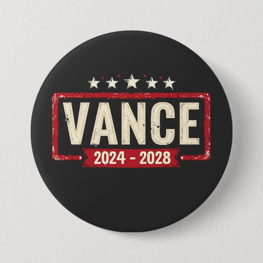 Jd Vanceトランプ大統領選挙2028大統領選挙 缶バッジ (正面)