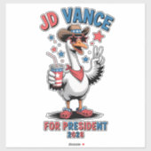 JD Vance大統領2028ステッカー シール (シート)
