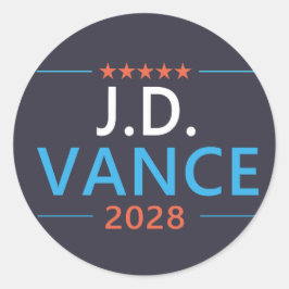 JD Vance 2028共和党の愛国心 ラウンドシール