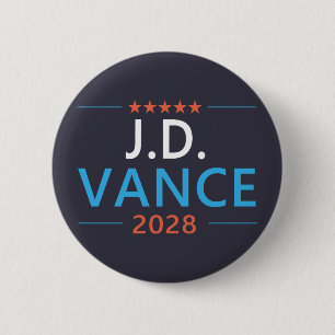 JD Vance 2028共和党の愛国心 缶バッジ