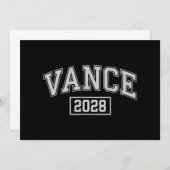 JD Vance 2028大統領選挙キャンペーンVance 招待状 (正面/裏面)