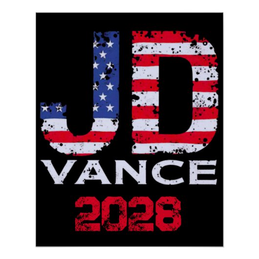 JD Vance 2028 ポスター (正面)
