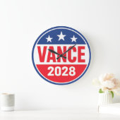 JD Vance 2028 ラージ壁時計 (ホーム)