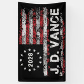 JD Vance 2028 横断幕 (縦)