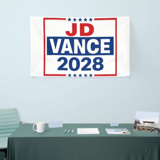 JD Vance 2028 横断幕 (トレードショー)