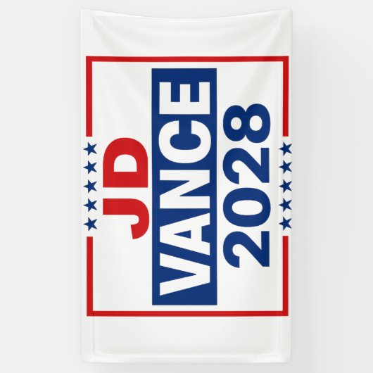 JD Vance 2028 横断幕 (縦)