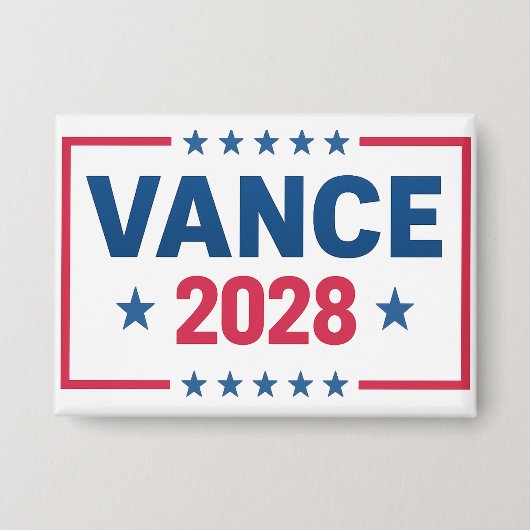 JD Vance 2028 缶バッジ (正面)