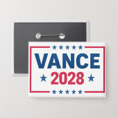 JD Vance 2028 缶バッジ (正面/裏面)
