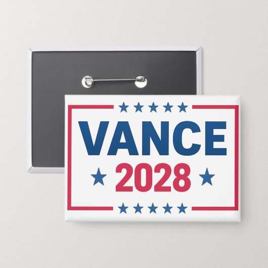 JD Vance 2028 缶バッジ (正面/裏面)