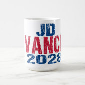 JD Vance 2028 (dis) コーヒーマグカップ (中央)