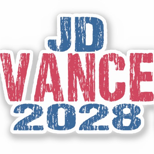 JD Vance 2028 (dis) シール (正面)