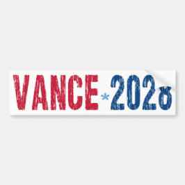 JD Vance 2028 (dis) バンパーステッカー