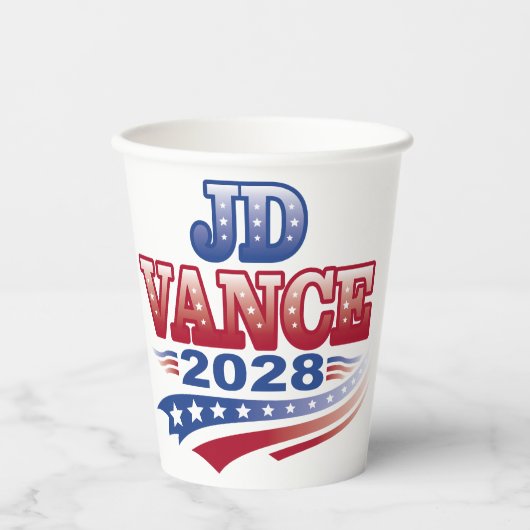 JD Vance 2028 (ssol) 紙コップ (正面)