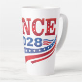 JD Vance President 2028 カフェラテマグ (右アングル)