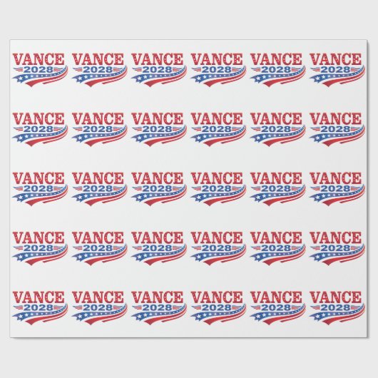 JD Vance President 2028 ラッピングペーパー (フラット)