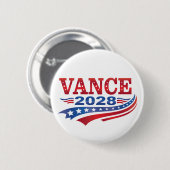 JD Vance President 2028 缶バッジ (正面&裏面)