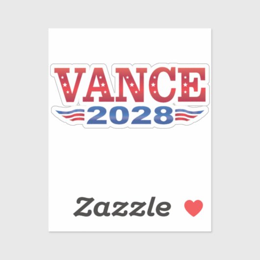 JD Vance President 2028 (bs) シール (シート)