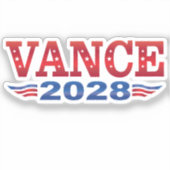 JD Vance President 2028 (bs) シール (正面)