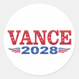 JD Vance President 2028 (bs) ラウンドシール