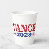 JD Vance President 2028 (bs) 紙コップ (正面)