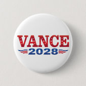 JD Vance President 2028 (bs) 缶バッジ (正面)