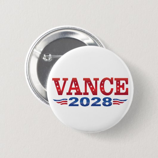 JD Vance President 2028 (bs) 缶バッジ (正面&裏面)