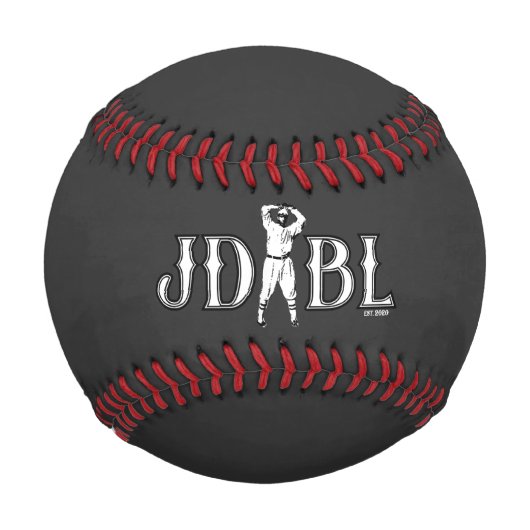JDBL Black Baseball 野球ボール (正面)