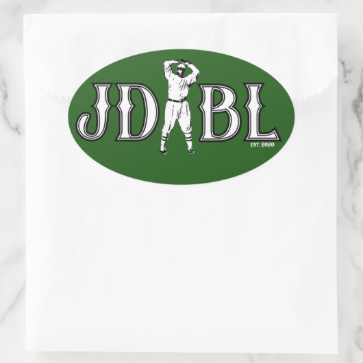 JDBL Sticker 楕円形シール (バッグ)