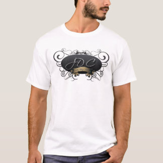 JDCのロゴの女性EDUNは住んでいます Tシャツ