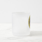 JDEC-Aの曇らされたガラスのマグ フロストグラスマグカップ (中央)